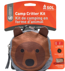 Trousse de kit d'urgence de base pour petits S.O.L. ours