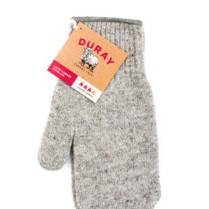 Sous mitaine en laine gris 70% DURAY